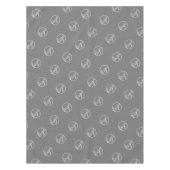Custom Gray Restaurant Trade Show Logo Business Tischdecke (Vorderseite)