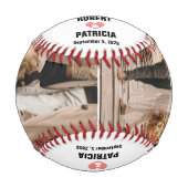Custom Great Catch Sie sind Nächstes Paar Name & F Baseball (Vorderseite)