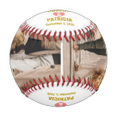Custom Great Catch Sie sind Nächstes Paar Name & F Baseball (Vorderseite)