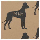 Custom Great Dane Dog Fabric Stoff (Nahaufnahme)