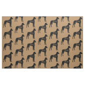 Custom Great Dane Dog Fabric Stoff (Fat Quarter (45,7 x 55,9 cm))
