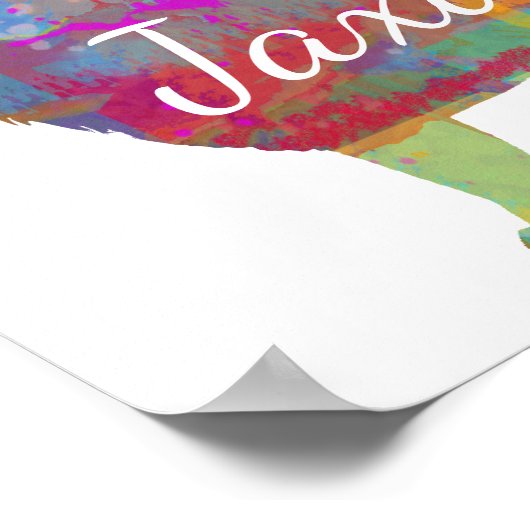 Custom Great Pyrenäen Mauer Poster (Ecke)