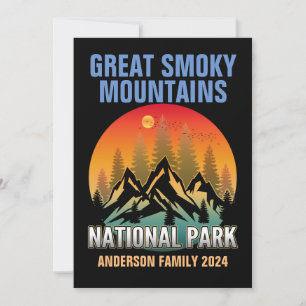Custom Great Smoky Mountains National Park Einladung
