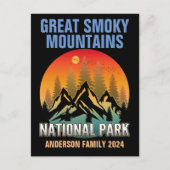 Custom Great Smoky Mountains National Park Postkarte (Vorderseite)