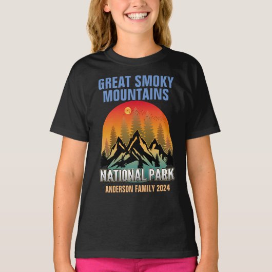 Custom Great Smoky Mountains National Park T-Shirt (Vorderseite)