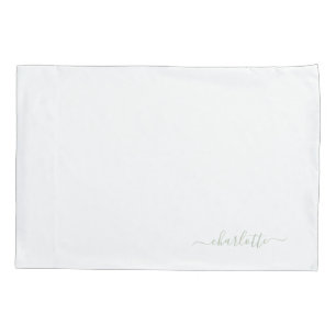 Custom green Bed Pillow Kissenbezug
