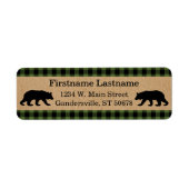 Custom Green Black Country Check Plaid Pattern (Vorne)