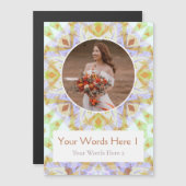 Custom Green Brown Star Hochzeit Danke Karte (Vorne/Hinten)