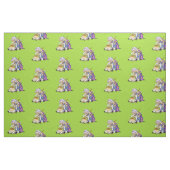 Custom Green Fabric Happy Halloween mit Hexe Stoff (Fat Quarter (45,7 x 55,9 cm))