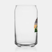 Custom Green Forest Mountain Cabin Dosenglas (Rechts)