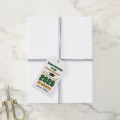 Custom Green Gold Class of 2026 Graduation Party Geschenkanhänger (Mit Garn)