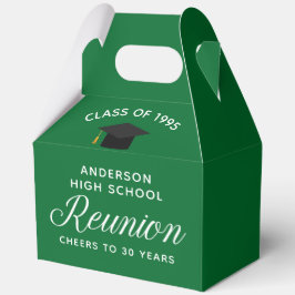 Custom Green High School Alumni Wiedersehen-Partys Geschenkschachtel