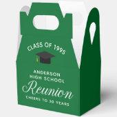 Custom Green High School Alumni Wiedersehen-Partys Geschenkschachtel (Offen)