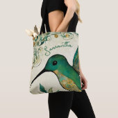 Custom Green Hummingbird Tasche (Von Nahem)