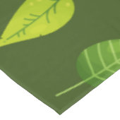 Custom Green Leaf Greenerity Tablecloth Tischdecke (Schrägansicht)