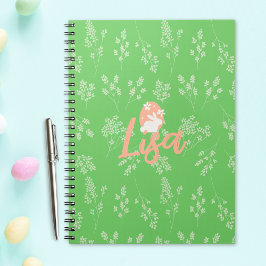 Custom Green Oaster Bunny Notebook Notizblock
