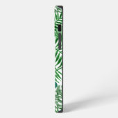 Custom Green Palm Blätter Tropical Summer Pattern iPhone Hülle (Linke Seite)