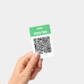 Custom Green Pass Covid Safe Ticket PVC Abzeichen  Ausweis (Handheld)