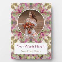 Custom Green Pink Lila Star Wedding Anniversary