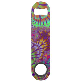 Custom Green Rainbow Melt Flaschenöffner