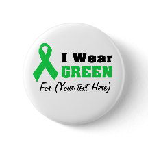 Custom Green Ribbon Awareness