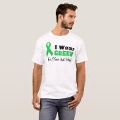 Custom Green Ribbon Awareness T-Shirt (Vorne ganz)
