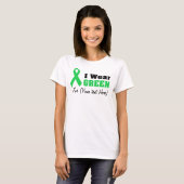 Custom Green Ribbon Awareness T-Shirt (Vorne ganz)