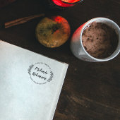 Custom Green Round botanical aus der Bibliothek Permastempel