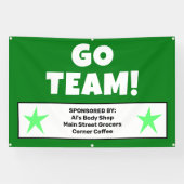 Custom Green Team Banner (Horizontal)