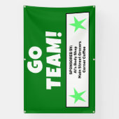 Custom Green Team Banner (Vertikal)
