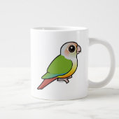 Custom Green Wake Conure Jumbo Tasse (Rechts)