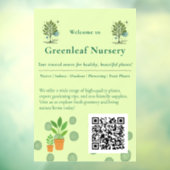 Custom Greenleaf Nursery Branding Fensteraufkleber (Blatt 3)