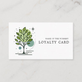 Custom Greenleaf Nursery Branding Loyalty Card Treuekarte