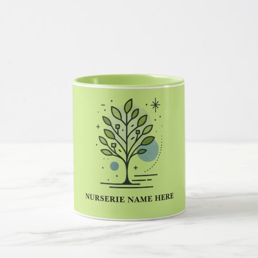 Custom Greenleaf Nursery Branding Tasse (Zentrum)