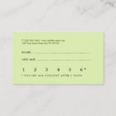 Custom Greenleaf Nursery Branding Treuekarte (Rückseite)