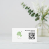 Custom Greenleaf Nursery Branding Visitenkarte (Stehend Vorderseite)