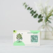 Custom Greenleaf Nursery Branding Visitenkarte (Stehend Vorderseite)