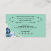 Custom Greenleaf Nursery Branding  Visitenkarte (Rückseite)