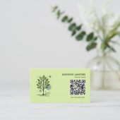 Custom Greenleaf Nursery Branding Visitenkarte (Stehend Vorderseite)