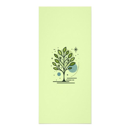 Custom Greenleaf Nursery Branding Werbekarte (Hinten)