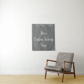 Custom Grey Backdrop Geburtstag Foto Stand grau Wandteppich (Beispiel)