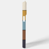 Custom Grey Blue Brown Mustard Yellow Streifen Case-Mate iPhone Hülle (Rückseite / Rechts)