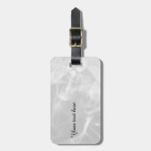 Custom grey crystal luggage tag gepäckanhänger (Vorderseite vertikal)