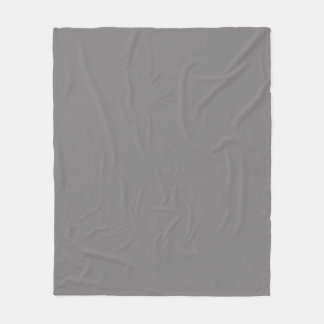 Custom Grey Fleece Blanket 50x60 Cosy-Geschenk