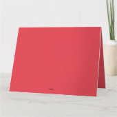 Custom Greycard Tomato Red Splash Karte (Rückseite)