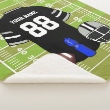Custom Grill Eisen Football Jersey auf dem Feld