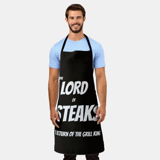 Custom Grill Guru Schürze (Getragen)