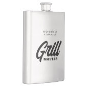Custom Grill Master Drink Flasche GRILLEN Koch Flachmann (Rechts)