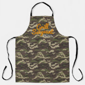 Custom Grill Sergeant Camo Apron Schürze (Vorderseite)