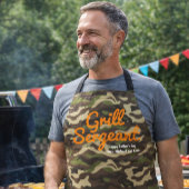 Custom Grill Sergeant Camo Apron Schürze